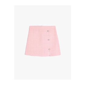 Koton 4SKG70044AW Pembe Kız Çocuk Etek