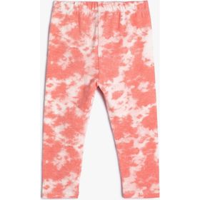 Koton 4SMG40017AK Ekru Desenli Kız Bebek Tayt
