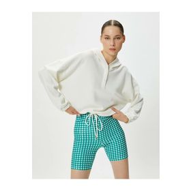 Koton 4WAK10080NK Ekru Kadın Sweatshirt