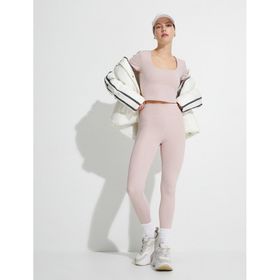 Koton 4WAK10083NK Pembe Basic U Yaka Kadın T-shirt