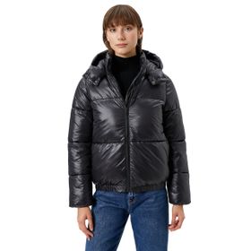Koton 4WAK20117EW Siyah Şişme Cep Detaylı Kadın Mont