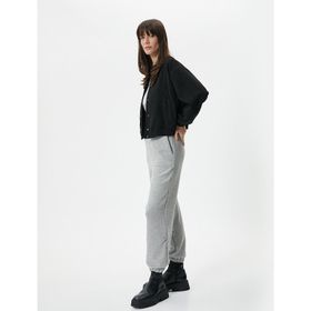 Koton 4WAK30080EK 031 Gri Cep Detaylı Jogger Kadın Eşofman Altı