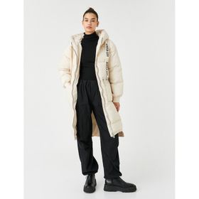 Koton 4WAL00023IW Ekru Kadın Mont