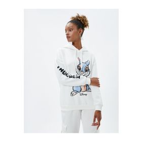 Koton 4WAL10006IK Ekru Kadın Sweatshirt