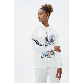 Koton 4WAL10006IK Ekru Kadın Sweatshirt