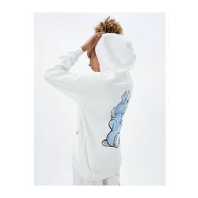 Koton 4WAL10006IK Ekru Kadın Sweatshirt