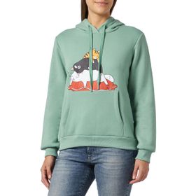 Koton 4WAL10047IK Yeşil Baskılı Kadın Sweatshirt
