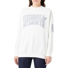 Koton 4WAL10055IK Georgia Atlanta Baskılı Beyaz Kadın Sweatshirt