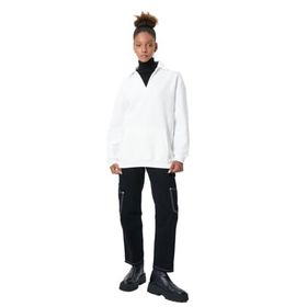 Koton 4WAL10063IK Basic Beyaz Kadın Sweatshirt