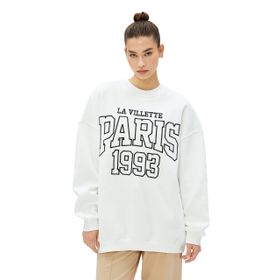 Koton 4WAL10080IK Ekru Kadın Sweatshirt