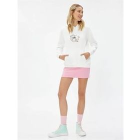 Koton 4WAL10091IK Ekru Kadın Sweatshırt