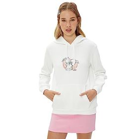 Koton 4WAL10091IK Ekru Kadın Sweatshırt