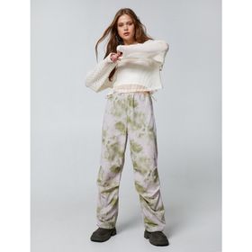 Koton 4WAL10136IK Ekru Crop Ajurlu Kadın Kazak