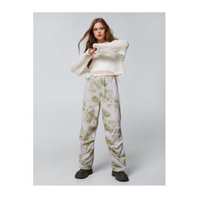 Koton 4WAL10136IK Ekru Crop Ajurlu Kadın Kazak