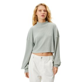 Koton 4WAL10163IK Yeşil Kadın T-shirt