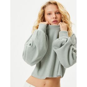 Koton 4WAL10163IK Yeşil Kadın T-shirt