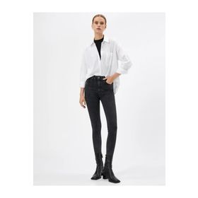 Koton 4WAL40113MD Siyah Kadın Kot Pantolon