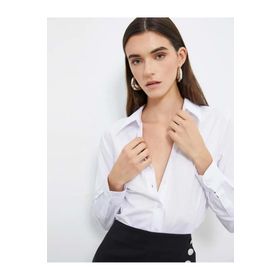 Koton 4WAL60022IW Beyaz Kadın Gömlek