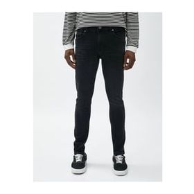 Koton 4WAM40001ND Siyah Skinny Justın Erkek Jean Pantolon