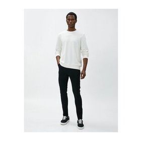 Koton 4WAM40026ND Siyah Erkek Jean Pantolon