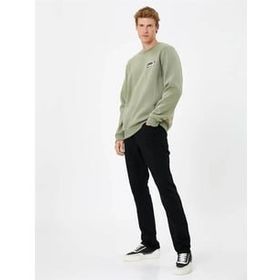 Koton 4WAM40033ND Siyah Erkek Jean Pantolon