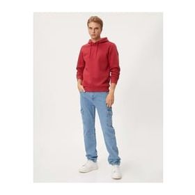 Koton 4WAM70023MK Bordo Erkek Sweatshirt