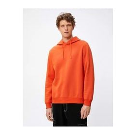 Koton 4WAM70023MK Turuncu Erkek Sweatshirt