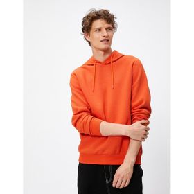 Koton 4WAM70023MK Turuncu Erkek Sweatshirt
