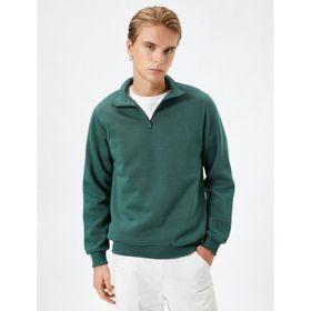 Koton 4WAM70024MK Haki Erkek Sweatshirt