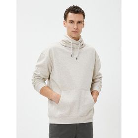 Koton 4WAM70115MK Gri Erkek Sweatshirt