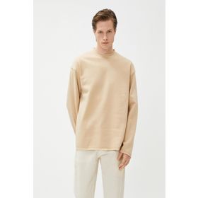 Koton 4WAM70124MK Bej Erkek Sweatshirt