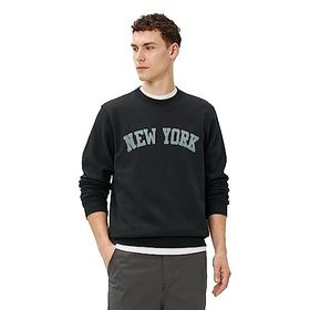 Koton 4WAM70129MK Siyah Slogan Baskılı Erkek Sweatshirt