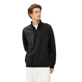 Koton 4WAM70149MK Siyah Erkek Sweatshirt
