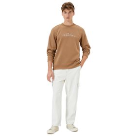 Koton 4WAM70166MK Deve Tüyü Erkek Sweatshirt
