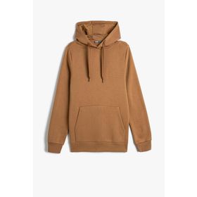 Koton 4WAM70239MK Deve Tüyü Erkek Sweatshirt