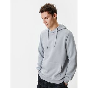 Koton 4WAM70239MK Gri Erkek Sweatshirt