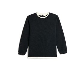Koton 4WKB10028TK Siyah Basic Erkek Çocuk Sweatshirt