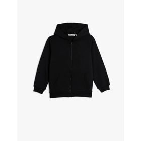 Koton 4WKB10031TK Siyah Basic Erkek Çocuk Sweatshirt