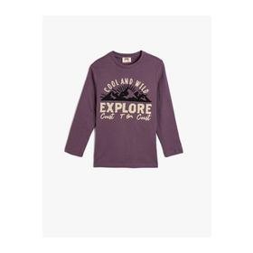 Koton 4WKB10081TK Mor Erkek Çocuk Sweat