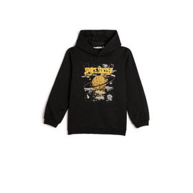 Koton 4WKB10091TK Antrasit Erkek Çocuk Sweatshirt