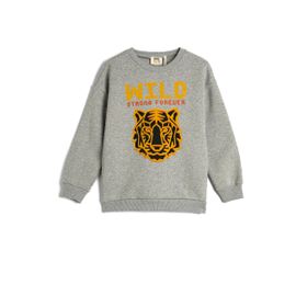 Koton 4WKB10197TK Gri Erkek Çocuk Sweatshirt