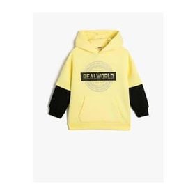 Koton 4WKB10237TK Sarı Erkek Çocuk Sweatshirt