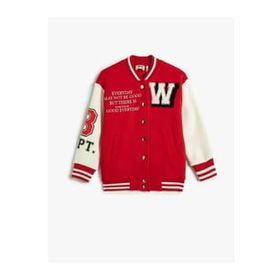 Koton 4WKG10054AK Kırmızı Kız Çocuk Ceket