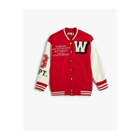 Koton 4WKG10054AK Kırmızı Kız Çocuk Ceket