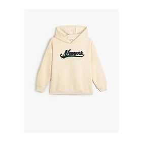 Koton 4WKG10055AK Ekru Kız Çocuk Sweatshirt