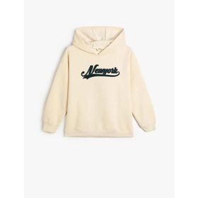 Koton 4WKG10055AK Ekru Kız Çocuk Sweatshirt