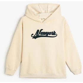 Koton 4WKG10055AK Ekru Kız Çocuk Sweatshirt