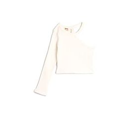Koton 4WKG10097AK Beyaz Kız Çocuk T-shirt