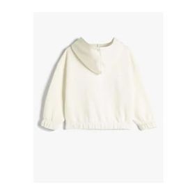 Koton 4WKG10128AK Ekru Kız Çocuk Sweatshirt
