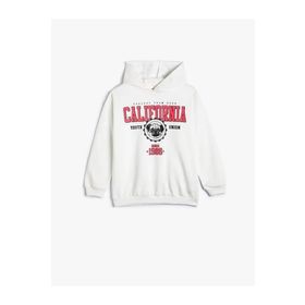 Koton 4WKG10205AK Ekru Kız Çocuk Sweatshirt